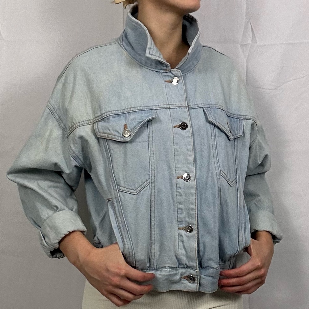 Forever21 light blue denim jacket